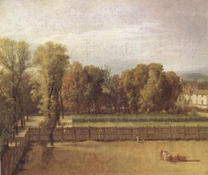 Jacques-Louis  David View of the Garden of the Luxembourg Palace (mk05)